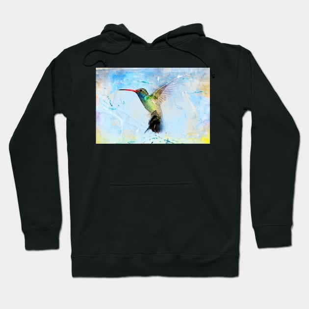 hummingbird Hoodie by cubeartalex